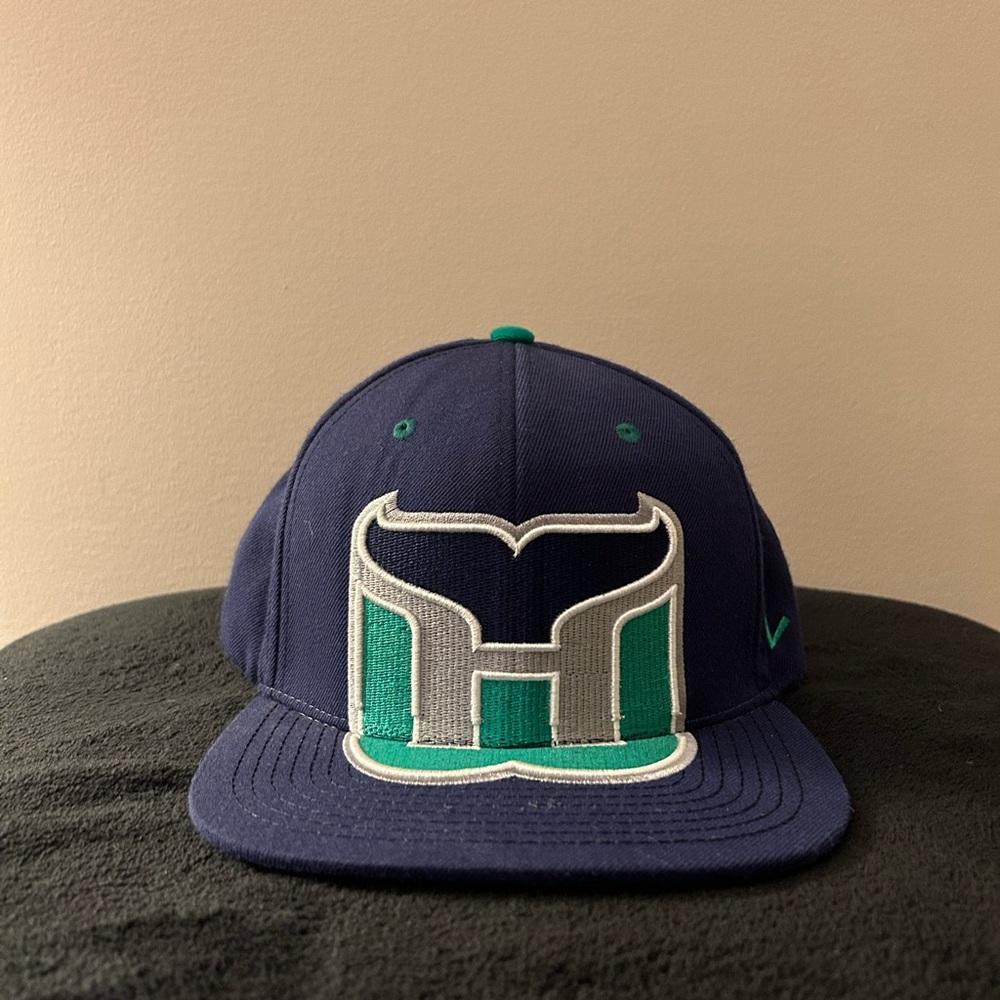 Navy Blue NHL Zephyr Z-Hat Hartford Whalers SnapBack Hat
